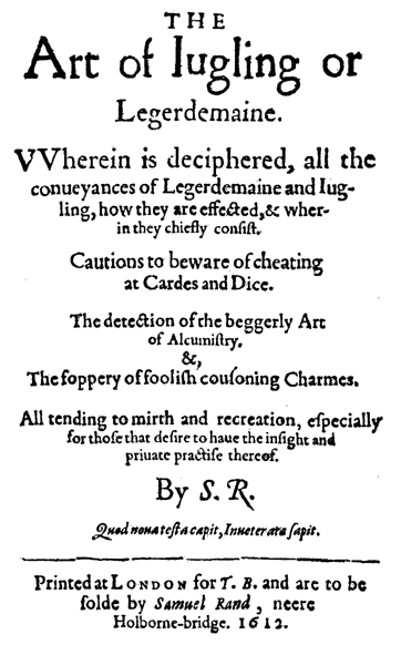 1612 title page